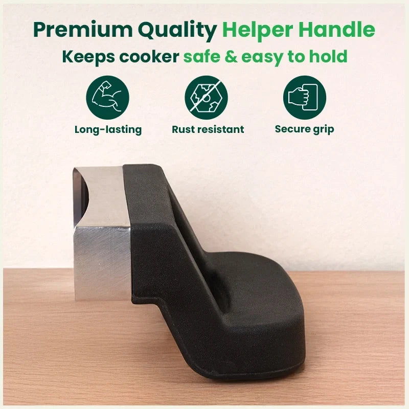 The Indus Valley 3.5L & 5.0L Triply Outer Lid Pressure Pan Helper Handle
