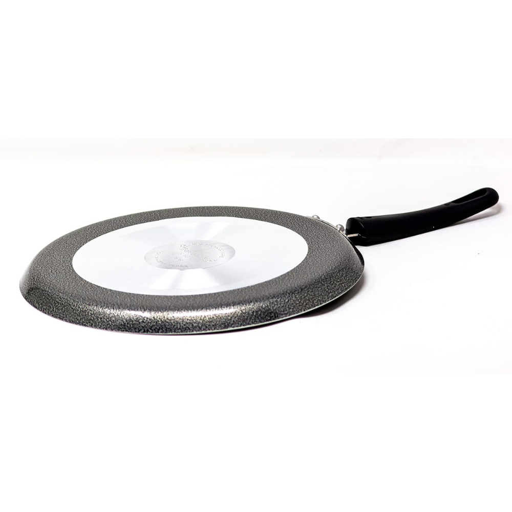 Butterfly Raga Non-Stick Aluminium Omni Tawa | 28 cm | Black