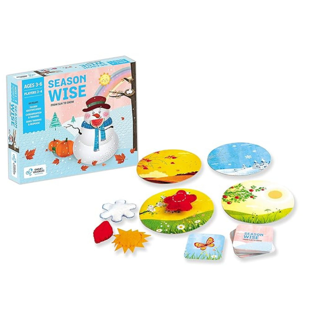 Chalk and Chuckles Season Wise Preschool Learning Early Years Science | Thinking and Sorting Educational Game for Kids