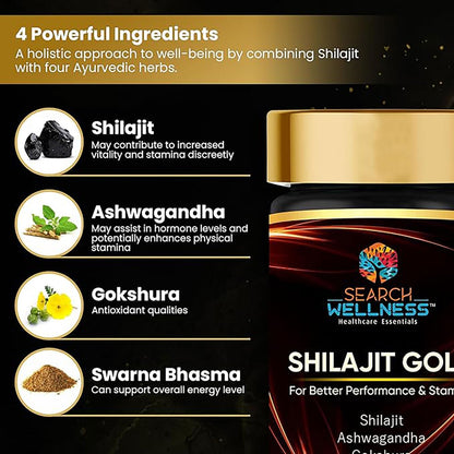 Search Wellness Shilajit Gold - 60 tabs