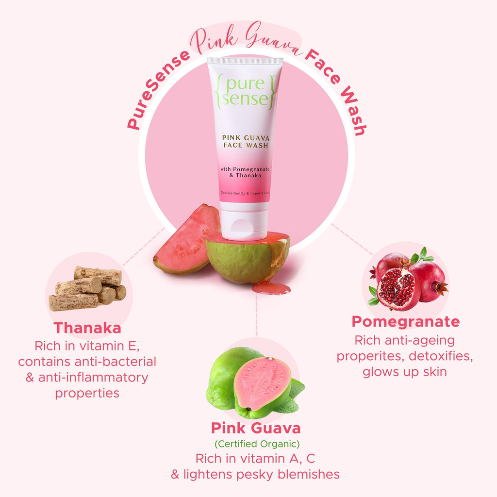 Puresense Pink Guava Face Wash - 100 ml