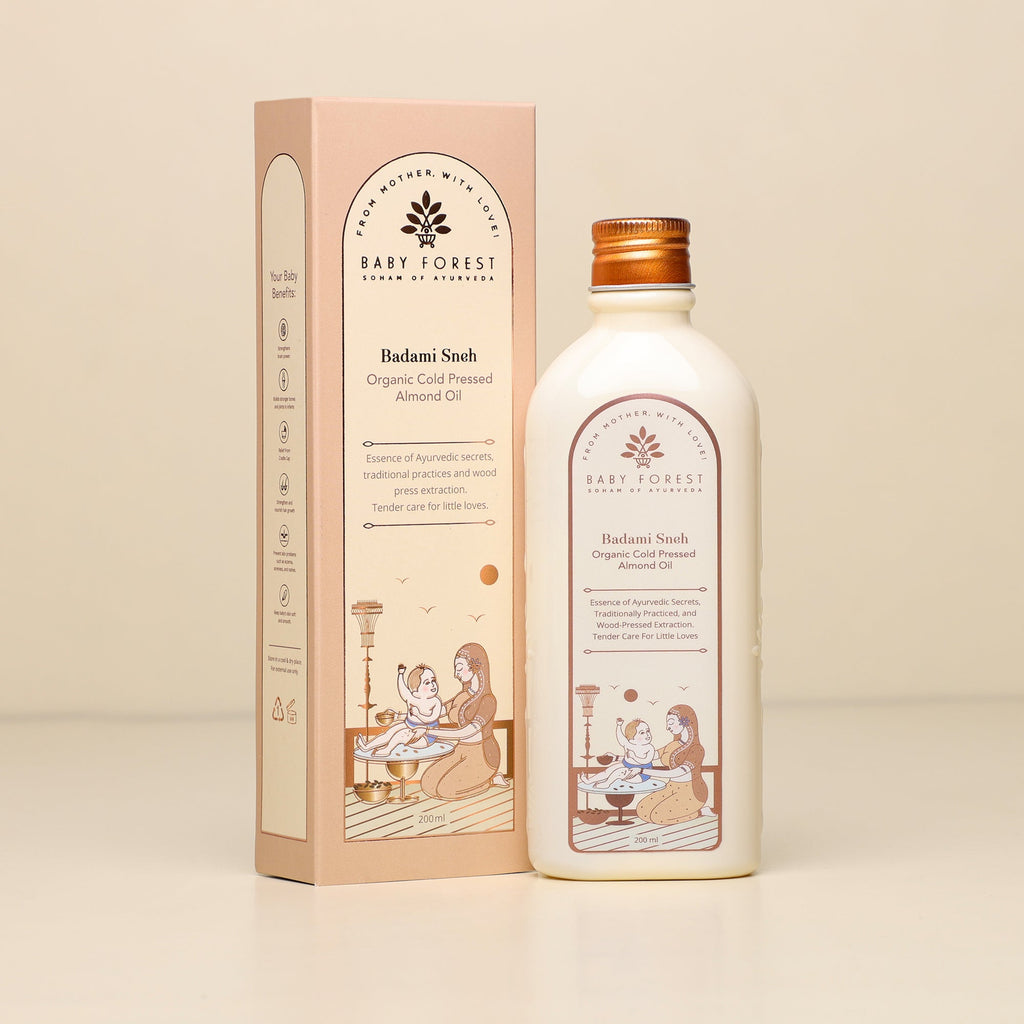 Baby Forest Badami Sneh Organic Cold Pressed Almond Oil - 200 ml