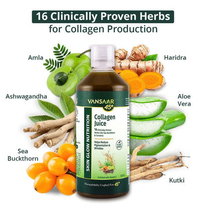 Vansaar 45+ Collagen Juice