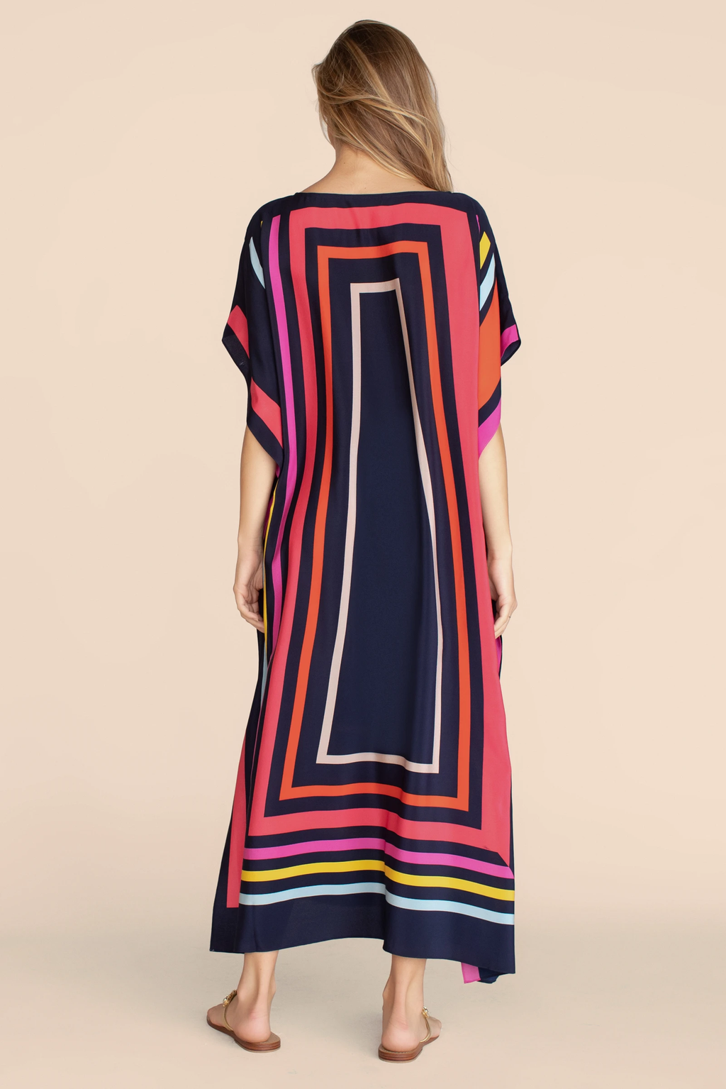 Soft Satin Silk Kaftan, Designer Long Women's Caftan