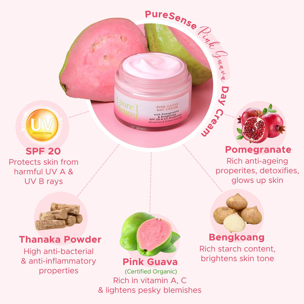 Puresense Pink Guava Day Cream - 60 gms