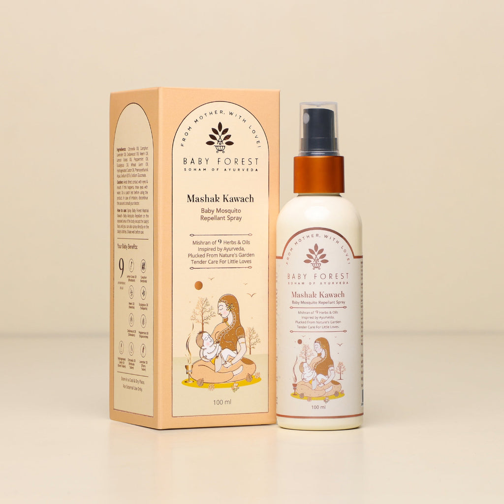 Baby Forest Mashak Kawach Baby Mosquito Repellant Spray - 100 ml