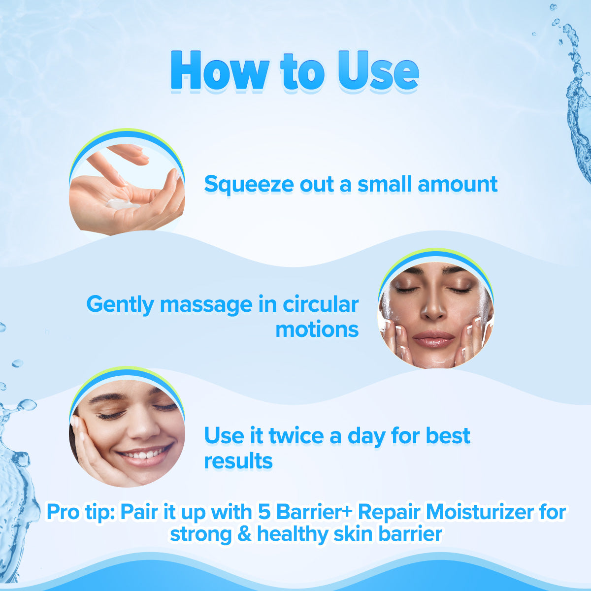 Aqualogica 5 Barrier+ Repair Gentle Cleanser - 100 ml