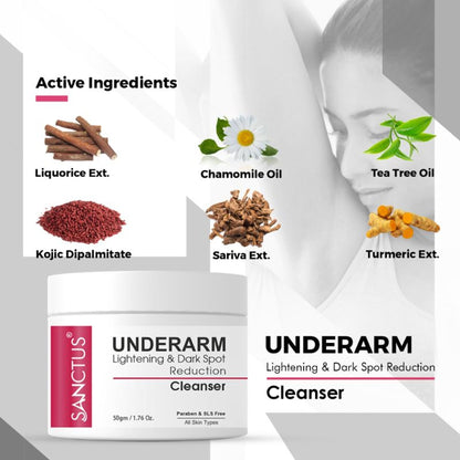 SANCTUS Underarm Lightening & Dark Spot Reduction Cleanser