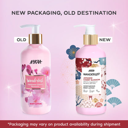 Wanderlust Moisturizing Body Lotion - Japanese Cherry Blossom