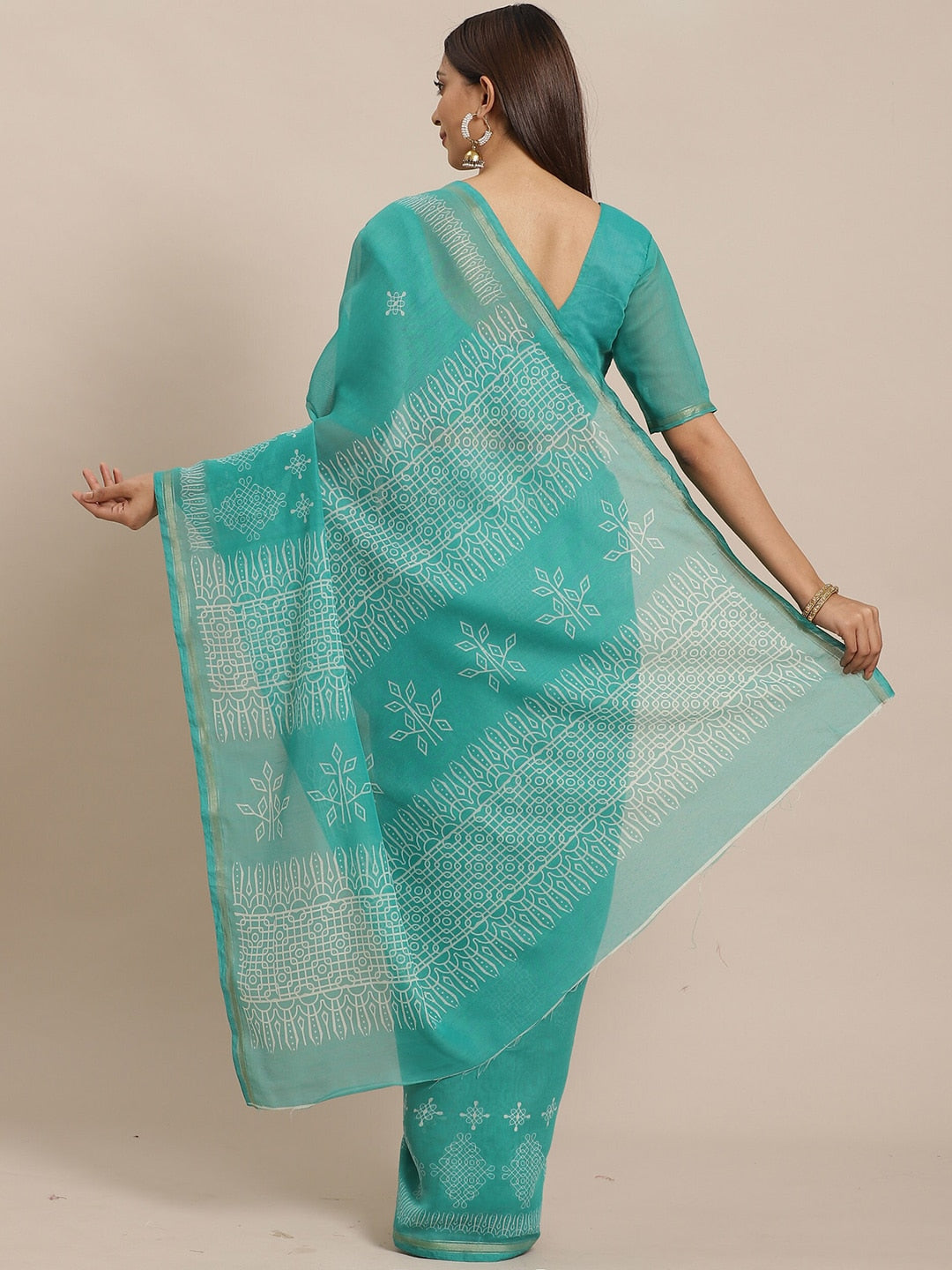 Saree Mall Ethnic Motifs Printed Banarasi Sarees