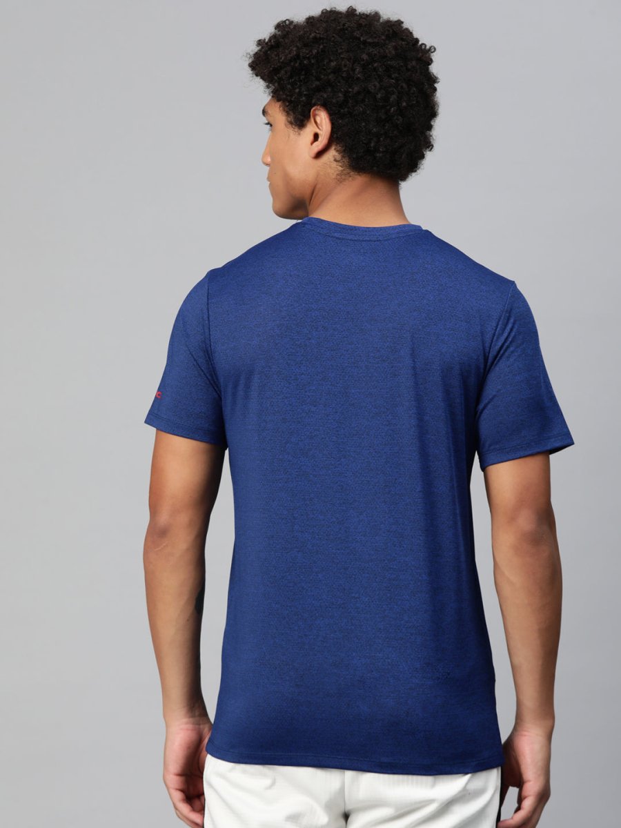 Alcis Typography Printed Anti Static Slim Fit T-shirt