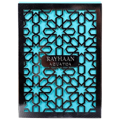 RAYHAAN Aquatica Eau de Parfum for Men, Fresh Marine Citrus Clean Fragrance, Long Lasting EDP Spray, Daily Wear Perfume for Summer & Office