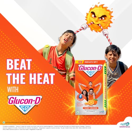 Glucon-D Instant Energy Health Drink Tangy Orange