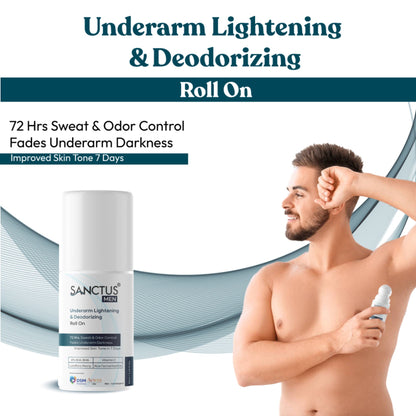 SANCTUS 6%AHA BHA Underarm Roll On For Men
