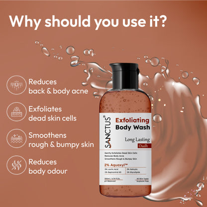 SANCTUS Exfoliating Body Wash Oudh