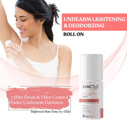 SANCTUS 6%AHA BHA Underarm Roll On For Women