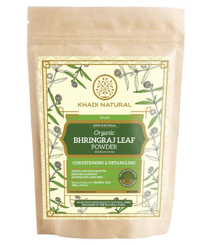 Khadi Natural Bhringraj Leaf Powder - 100 gm
