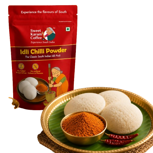 Sweet Karam Coffee Idli Powder (Chilli Gun Powder)