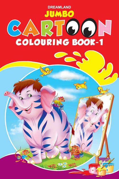 Dreamland Jumbo Cartoon Colouring Book - 1