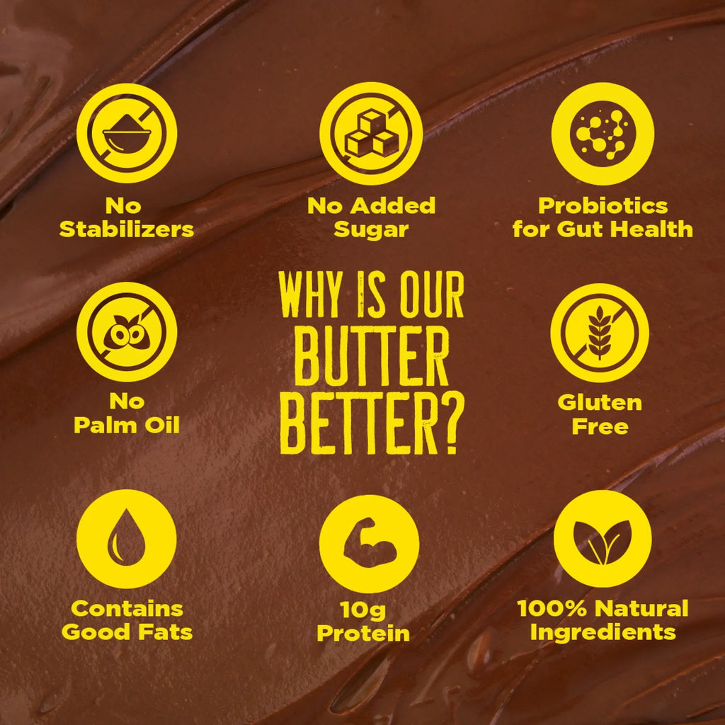 Yogabar Creamy Dark Chocolate Peanut Butter with Probiotics - 1 kg