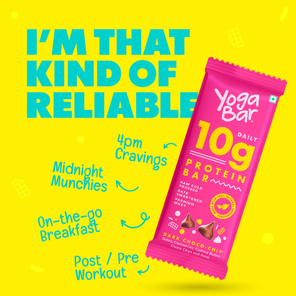 Yogabar Variety Pack 10g Protein Bar