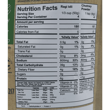 24 Mantra Organic Ready to Cook Ragi Idli Mix