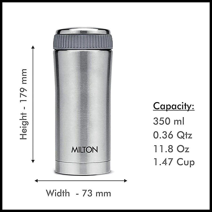 Milton Thermosteel Optima Flask 350ml Hot & Cold