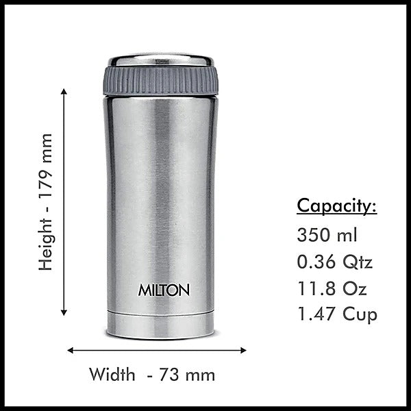 Milton Thermosteel Optima Flask 350ml Hot & Cold