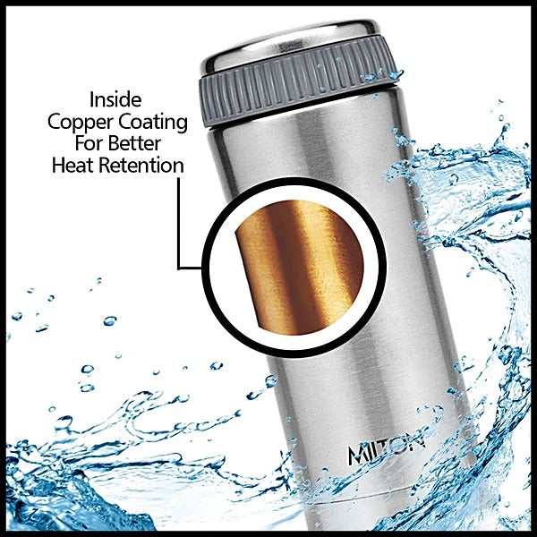 Milton Thermosteel Optima Flask 350ml Hot & Cold
