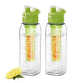 Milton Infuser PET Water Bottle Set of 2 (1L×2)