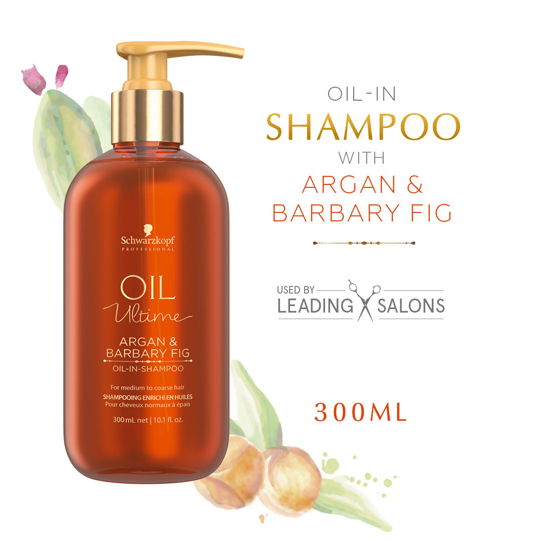 Schwarzkopf Professional Oil Ultime - Argan & Barbary Fig Oil-In Shampoo - 300 ml