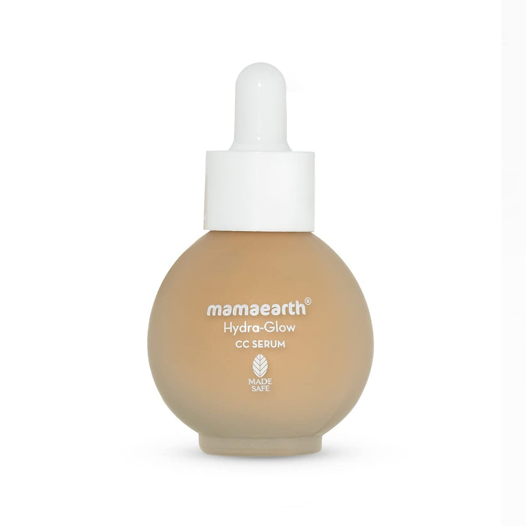 Mamaearth Hydra-Glow CC Serum with Vitamin C & Hyaluronic Acid - Honey - 30 ml | Hydrates Skin | Natural Coverage| SPF 30