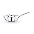 Maxima Triply Stainless Steel Wok Pan 22cm - 1230 gms