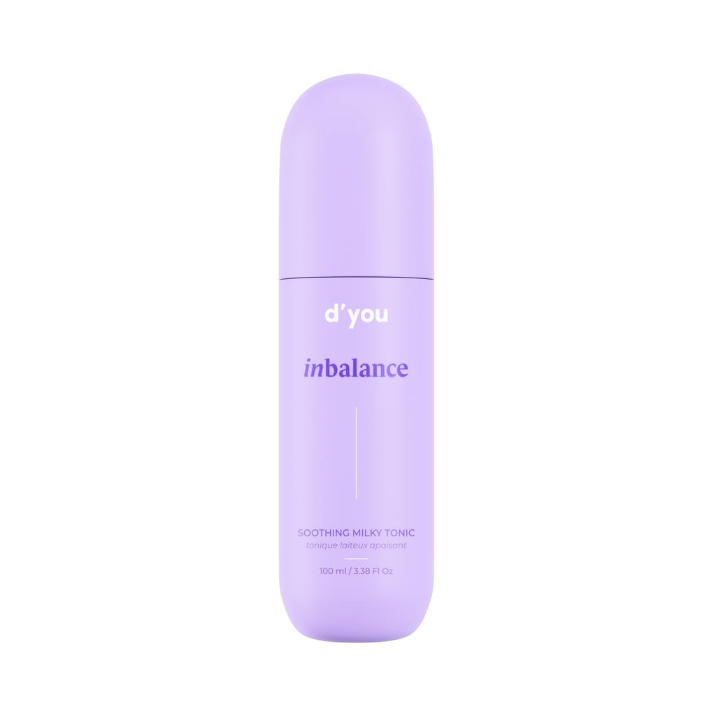 d'you inbalance Soothing Milky Tonic | Hydrating | Targets Inflamamtion | Soothing Irritation | Antioxidant Protection | Men and Women | 100 ml