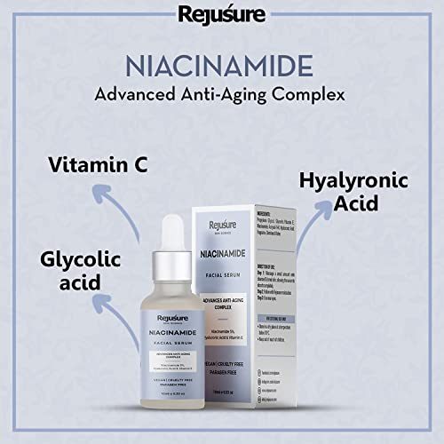 Rejusure 5% Niacinamide - Acne Marks, Blemishes, Dark Spot Face Serum – 10 Ml