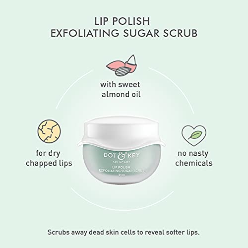 Dot & Key Lip Polish Exfoliating Sugar Scrub - 21 ML