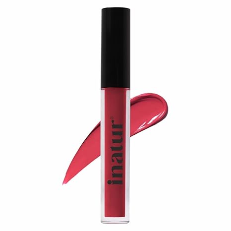 Inatur Matte Liquid Lip Color With Hyaluronic Acid Cherry Rush - 2 ml