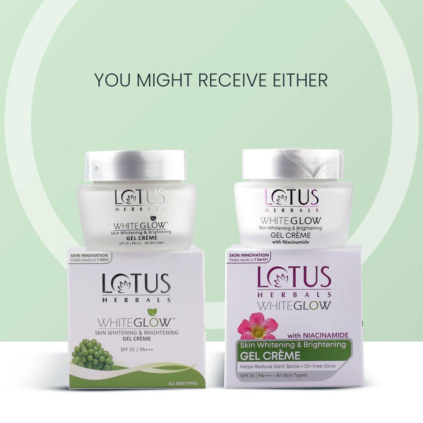 Lotus Herbals Whiteglow Skin Brightening Gel Creme SPF 25 PA+++