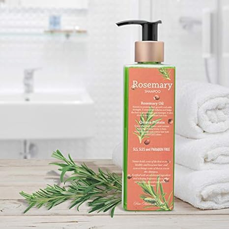 Nyassa Rosemary Shampoo - 500 Ml | Rosemary Essential Oil and Quinoa Protein
