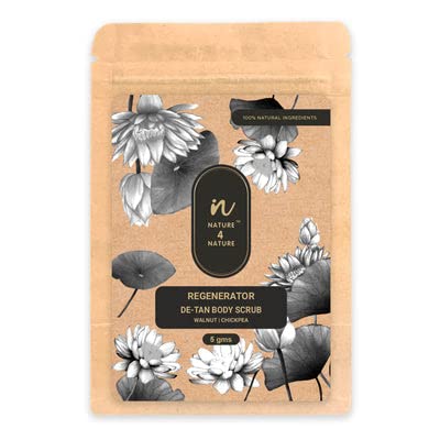 Nature4nature Body Scrub for Tan Removal | for Women & Men - 5 Gms | Regenerator
