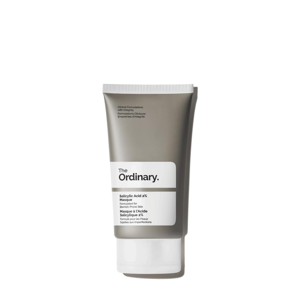 The Ordinary Salicylic Acid 2% Masque, Clarifying Charcoal & Clay Mask for Blemish-Prone Skin, 50ml