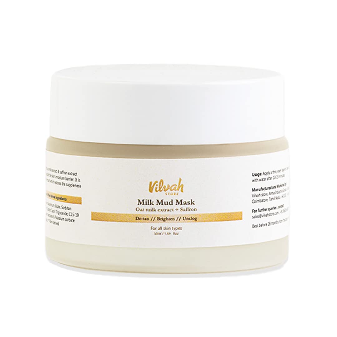 Vilvah Store Milk Mud Mask - 50 ml