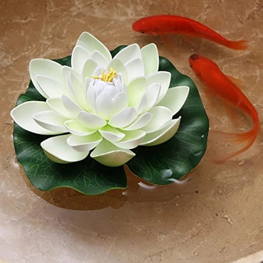 Assorted Colour Big Lotus Artificial Floating Flower For Water Bowl