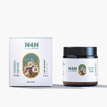 Nature4nature Moisturising Face Pack for Women and Men | With Chamomile and Khus - 75 Gms