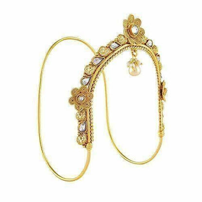 Gold-Polished South Indian Vanki - Armlet