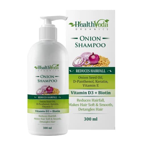 Health Veda Organics Onion Shampoo For Hair Repair  - 300 ml
