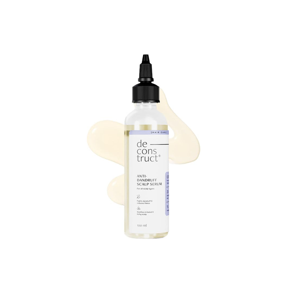 Deconstruct Anti-Dandruff Scalp Serum|Contains 2% Salicylic Acid + 1% Prebiotic + 0.5% Piroctone Olamine|Dandruff Remover|Sulphate&Paraben Free - 100Ml,130 Grams
