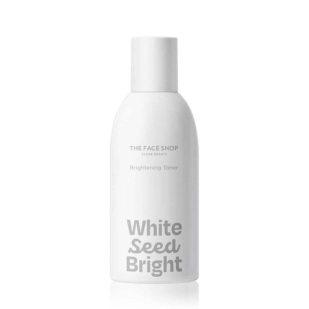 The Face Shop White Seed Brightening Face Toner with Niacinamide & Vitamin B | For Dark Spots, Dullness & Acne Scars | Suitable for Normal, Oily, Dry, Combination Skin | Sulphate & Paraben Free, 250ml