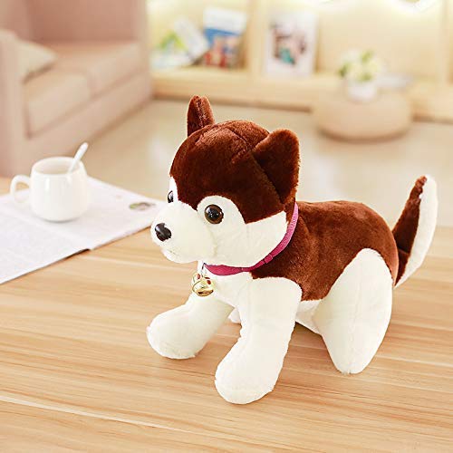 Tickles Cute Super Soft Husky Dog Pillow Stuffed Plush Animal Toy Kids 30 cm