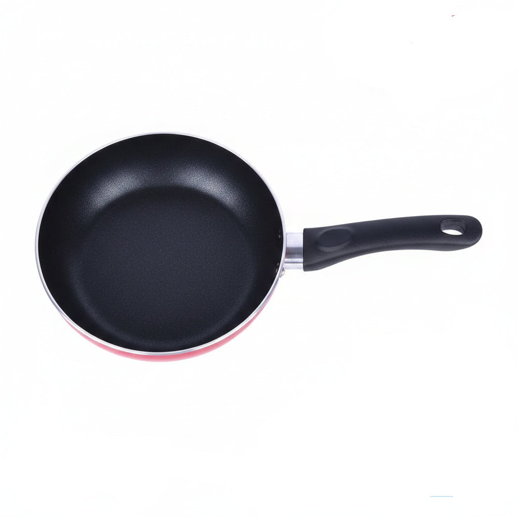 Navrang Cookware Aluminium Fry Pan 24cm  Non-Stick Frying Pan with Sturdy Handle